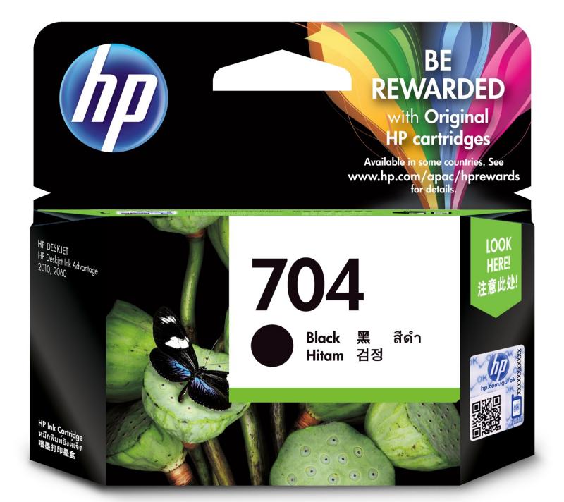 HP 704 Black Original Ink Advantage 
