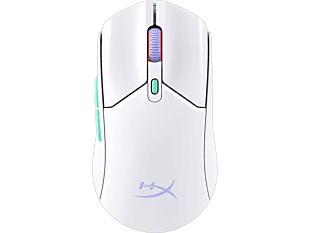HyperX Pulsefire Haste 2 Core Wls - Gaming Mouse (Wht/Grn/Pur) (8R2E7AA)