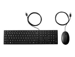 HP Wired Desktop 320MK Mouse and Keyboard (9SR36UT)