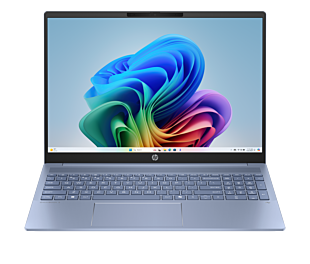 HP OmniBook 5 16 inch Next Gen AI PC 16-ag1024AU, Blue + HP 400 Quiet Maple Wireless Mouse + HP Everyday 16-inch Laptop Backpack - 16" - Blue (BG6A4PA-BN)