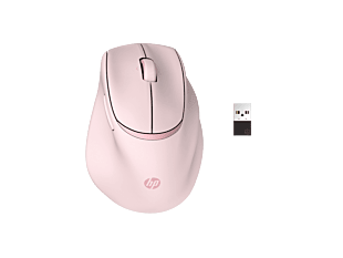 HP Tilt Ergonomic Pink Mouse 720M (BH7N4AA) - Hero