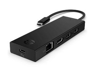 HP Portable USB-C 4K HDMI Hub (BR1U0UT)