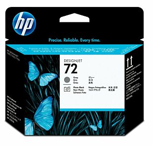HP 72 Gray & Photo Black Printhead (C9380A) - Center facing