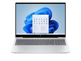 HP OmniBook 7 Laptop AI 16-ay0008TX - 16-inch - Glacier silver aluminum (CK7B5PA) - Center facing