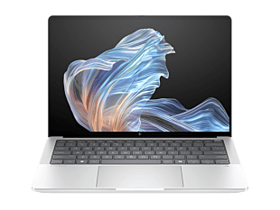 HP EliteBook X G1a 14 inch Notebook Next Gen AI PC, Silver - 14" - Silver (CU0T8PT) - Center facing
