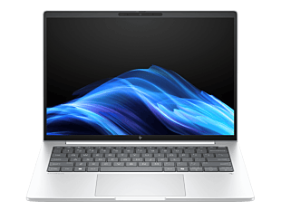 HP EliteBook 8 G1a 14 inch Notebook Next Gen AI PC, Silver - 14" - Silver (CU0T9PT) - Center facing