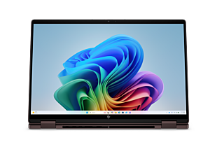 HP OmniBook X Flip 2-in-1 14 inch Laptop Next Gen AI 14-kc0017AU, Brown - 14" - Brown (D6GQ6PA) - Center facing