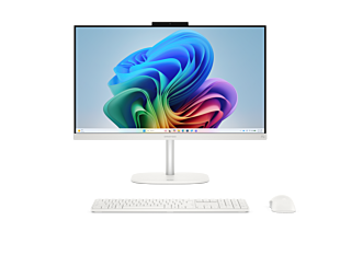 HP OmniStudio All-in-One Desktop Next Gen AI 24-cy0016d PC - 23.8" - Cotton white (D6GW1PA)
