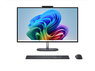 HP OmniStudio X All-in-One Desktop Next Gen AI 27-cx0002d PC - 27" - Eclipse gray (D70DPPA) - Center facing