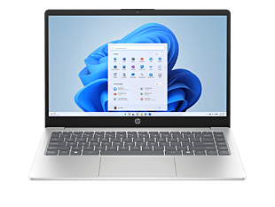 HP Laptop AI 14 inch 14-hc0051TU, Silver - 14" - Natural silver (DK3V1PA)