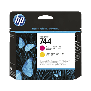 HP 744 Magenta/Yellow DesignJet Printhead (F9J87A) - Center facing