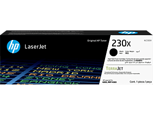 HP 230X Black Original LaserJet Toner Cartridge (W2300X) - Center facing
