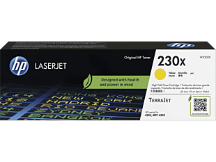 HP 230X Yellow Original LaserJet Toner Cartridge (W2302X) - Center facing