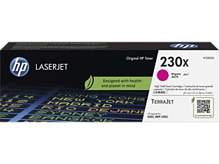 HP 230X Magenta Original LaserJet Toner Cartridge (W2303X) - Center facing