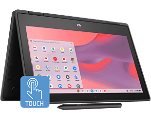 HP Fortis Flip G1i 11 inch Chromebook, Black - 11.6" - Black (AY1G1AV)