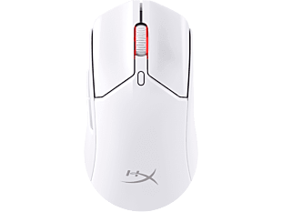 HyperX Pulsefire Haste 2 - Wireless Gaming Mouse (White) (6N0A9AA) - Left facing
