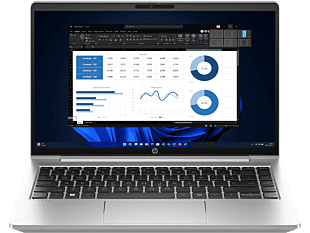 HP ProBook 440 14 inch G10 Notebook PC - 14-inch - Pike silver (B9FC2AT) - Center facing