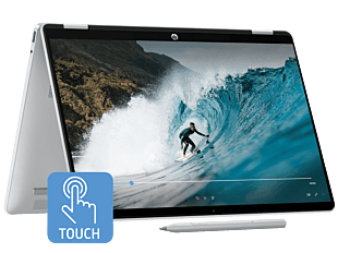 HP OmniBook 5 14 inch Flip 14-fp0052TU, Silver - 14" - White (BU5Z2PA)