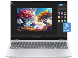 HP OmniBook 7 Laptop AI 16-ay0008TX - 16" - Silver (CK7B5PA) - Center facing