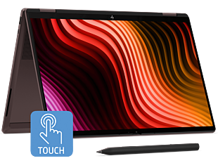 HP OmniBook X Flip 2-in-1 14 inch Laptop Next Gen AI 14-kc0056AU, Brown - 14" - Brown (DK3W2PA)