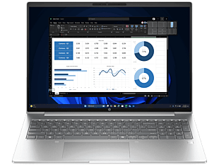HP ProBook 4 G1i 16 inch Notebook AI PC, Silver - 16" - Silver (D64C1PT)