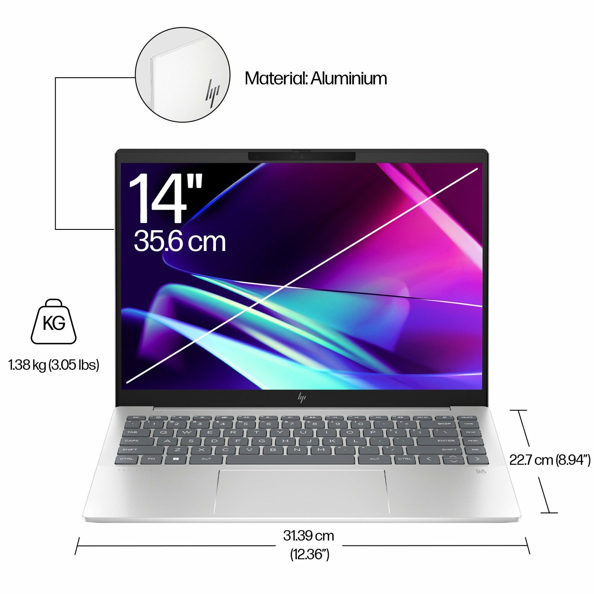 HP Pavilion Plus 14-inch Laptop 14-ew0024TU - 14