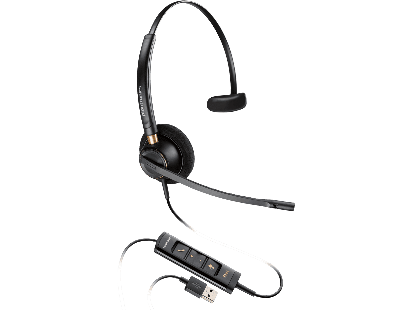 Poly EncorePro 515 Microsoft Teams Certified Monoaural with USB-A Headset (783R1AA)