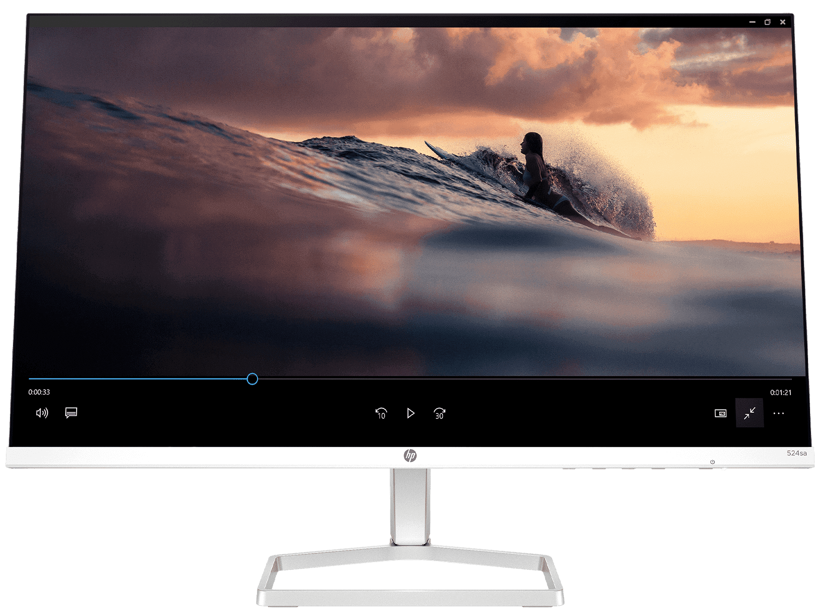 HP Series 5 23.8 inch FHD Monitor with Speakers - 524sa - 23.8