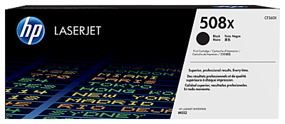 新品未開封　HP 508A CF360A HP 508A Black Original LaserJet Toner Cartridge, ~6,000