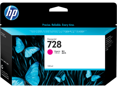 HP 728 130-ml Cyan DesignJet Ink Cartridge - (F9J67A) - ร้าน