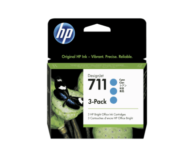 HP 711B 38-ml Black DesignJet Ink Cartridge - (3WX00A