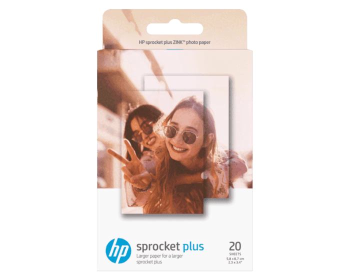 HP Sprocket Plus Photo Paper20 stickybacked sheets/2.3 x 3.4 in HP