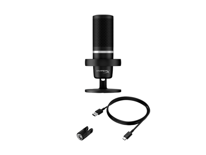 HyperX DuoCast - USB Microphone (Black) - RGB Lighting (4P5E2AA