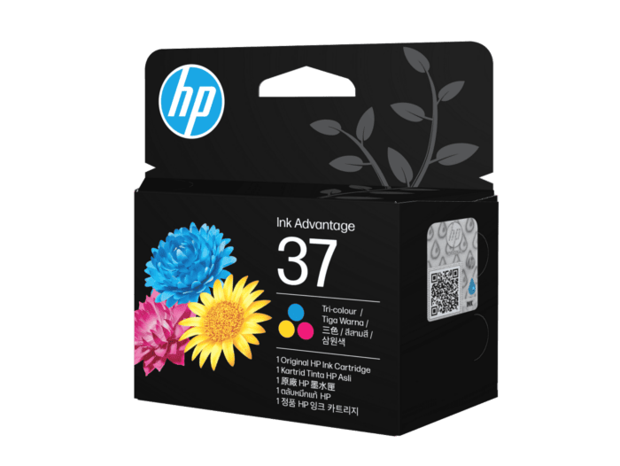 HP 37 Tri-color Original Ink Cartridge (7FP44AA)