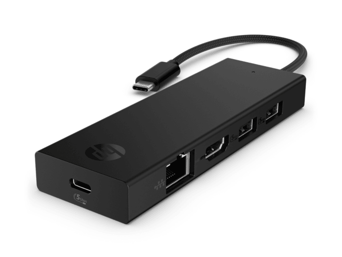 HP Portable USB-C 4K HDMI Hub (BR1U0UT)