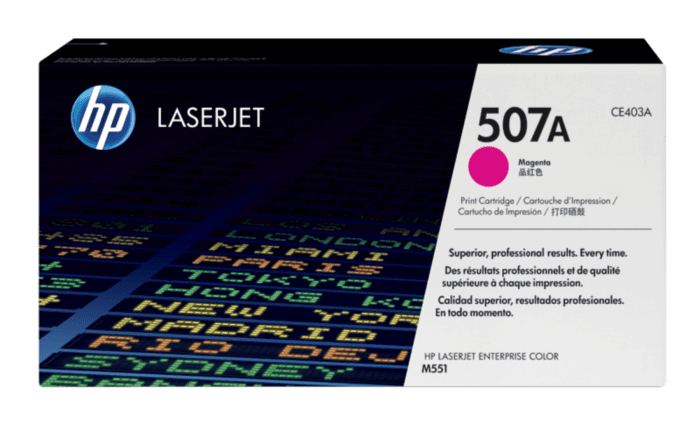 HP 507A Magenta Original LaserJet Toner Cartridge (CE403A)