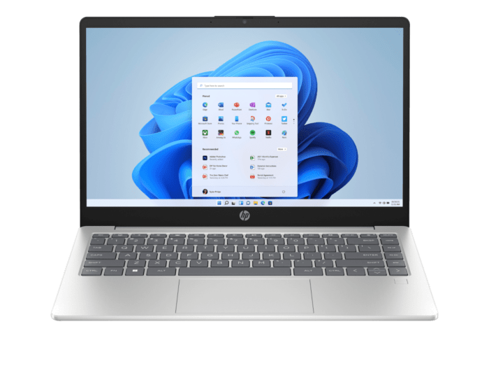 HP Laptop 14-ep1186TU - 14-inch - Natural silver (CJ6C0PA) - Center facing