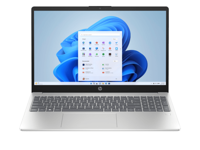 HP Laptop 15-fd1470TU - 15.6" - Silver (CJ6C1PA) - Center facing