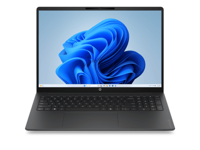 HP OmniBook 3 Laptop 16 inch 16-by0035AU, Silver - 16" - Silver (D6GS0PA) - Center facing