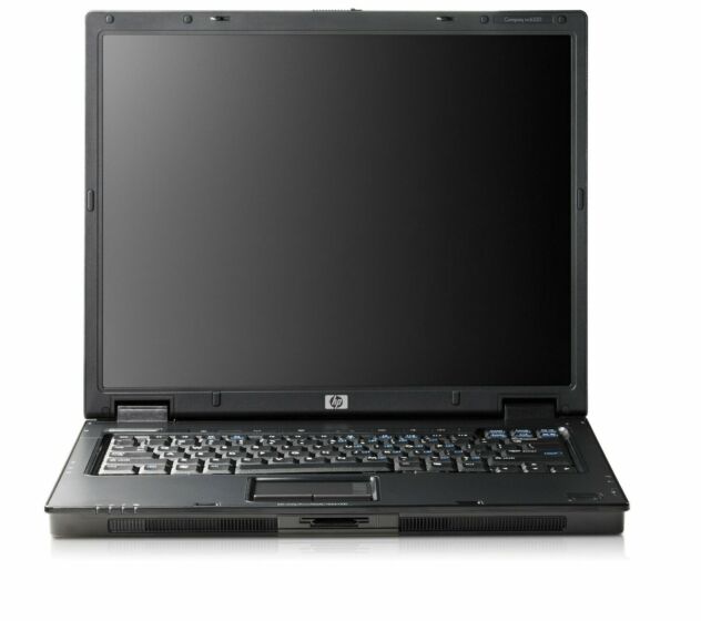 HP Compaq nx6320 Notebook PC - 12.3 - Brushed Aluminum (EX741PA) - Center facing