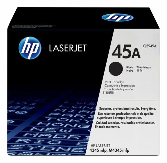 HP 45A Original Toner Cartridge (Q5945YC) – 23,500 Pages For LaserJet MFP 4345
