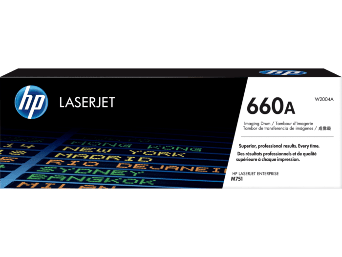 HP 660A Original LaserJet Imaging Drum (W2004A) - Center facing