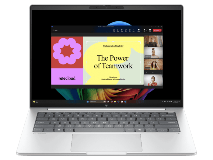 HP EliteBook 6 14 inch G1a Notebook Next Gen AI PC, Silver - 14" - Silver (C08Z7PT) - Center facing