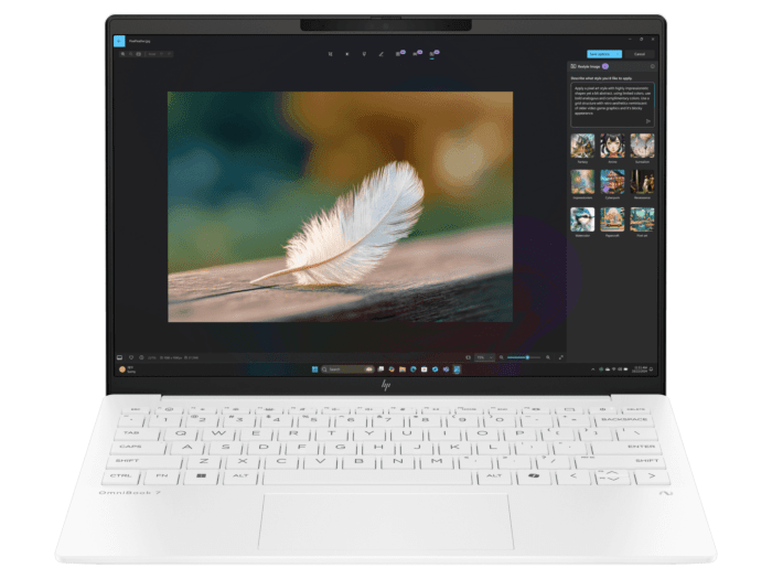 HP OmniBook 7 Aero 13.3 inch Next Gen AI 13-bg1074AU, White - 13.3" - White (BU5Z0PA)