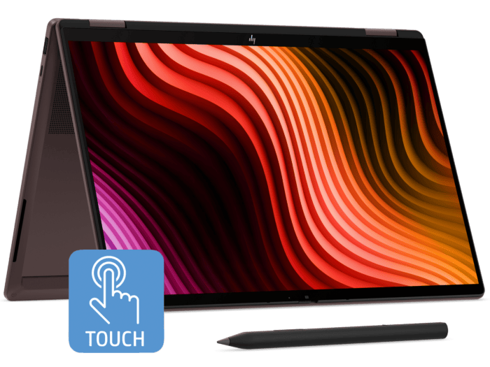 HP OmniBook X Flip 2-in-1 14 inch Laptop Next Gen AI 14-kc0056AU, Brown - 14" - Brown (DK3W2PA)