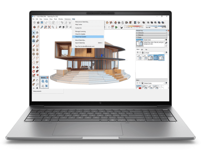 HP ZBook 8 G1i 16 inch Mobile Workstation PC - 16" -  (C2RV0PT) - Center facing