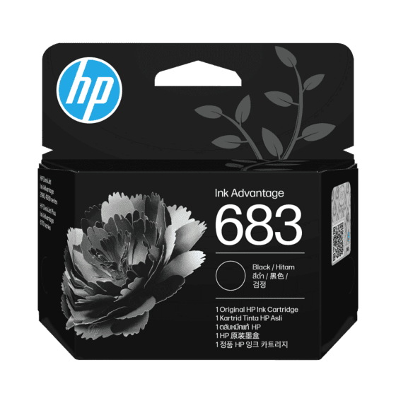 HP 683 Black Original Ink Advantage Cartridge (7FP39ZA)