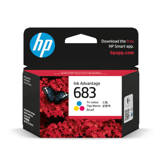 HP 683 Tri-color Original Ink Advantage Cartridge (7FP38ZA)