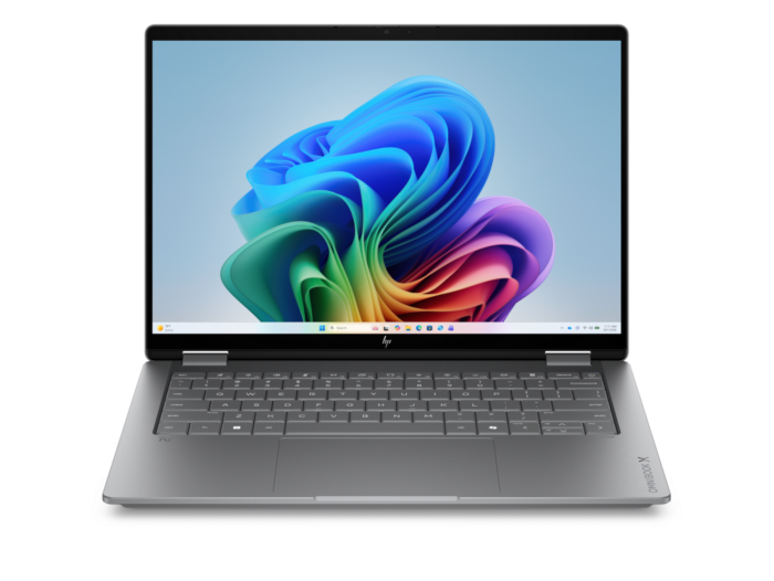 HP OmniBook X Flip 2-in-1 Laptop 14 inch Next Gen AI 14-kb0019TU, Silver - 14" - Silver (D6GQ2PA) - Right facing