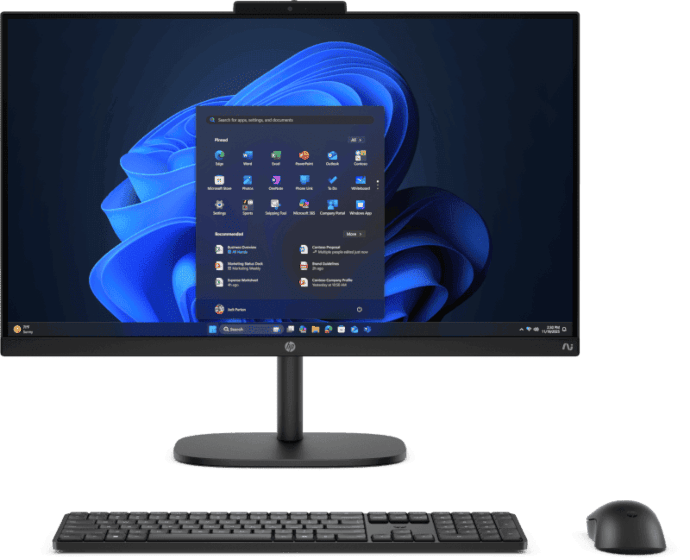 HP ProStudio 2 All-in-one G2a 24 Business Desktop PC, Black - 23.8" - Black (D64BQAT)